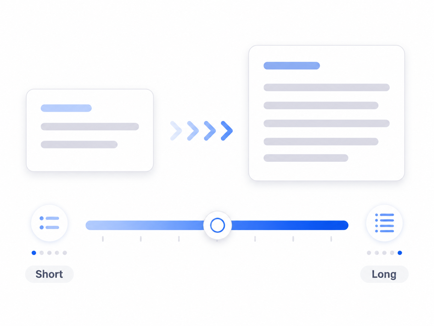 AI text summarizer: Customize summary length