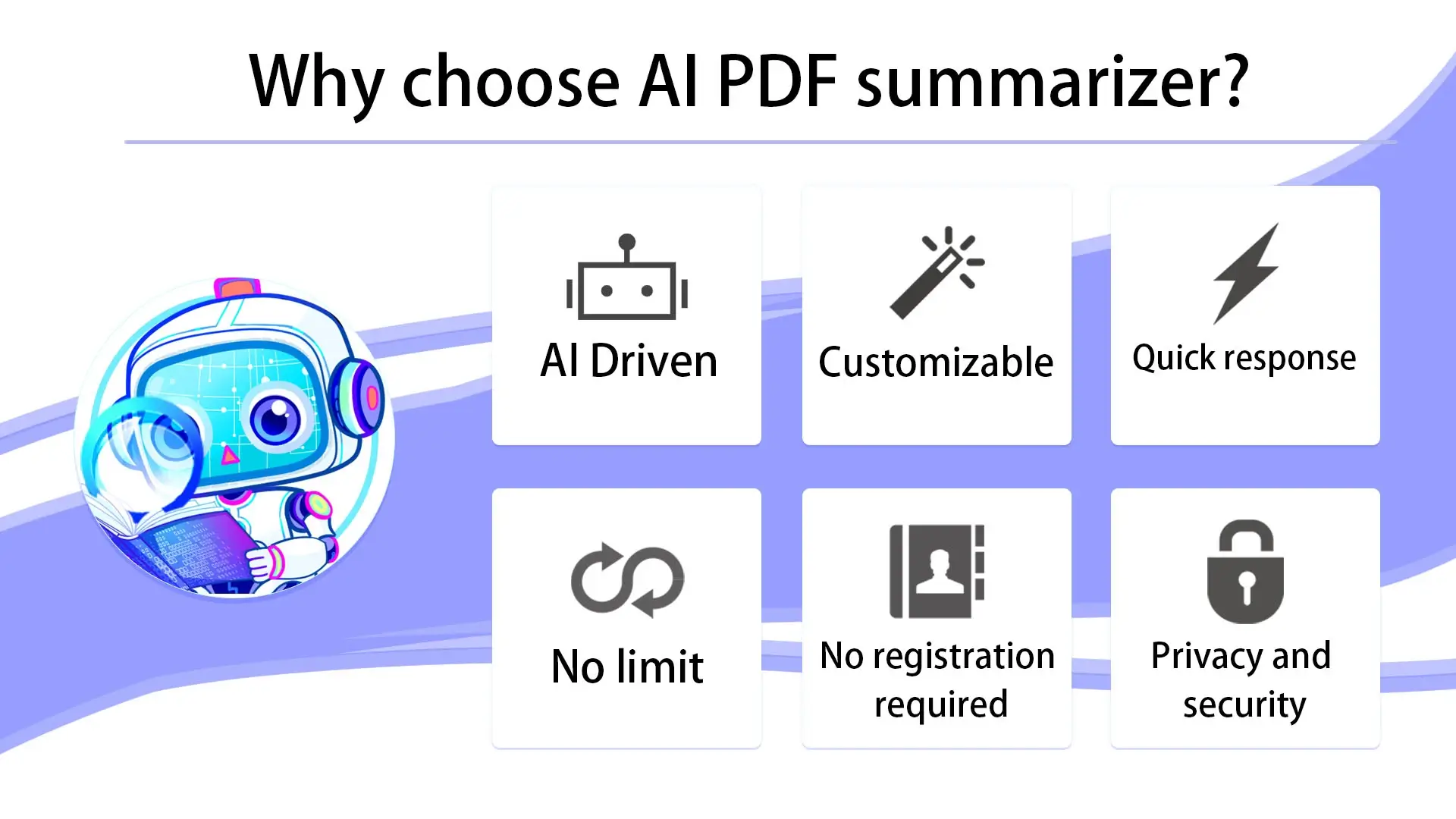 AI pdf summarizer advantages